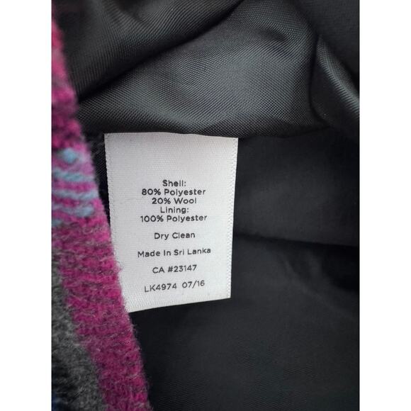 "Talbots" Women's Wool Blend Plaid Skirt Zip Up Midi Size 4 Office Work Academia - Picture 5 of 7